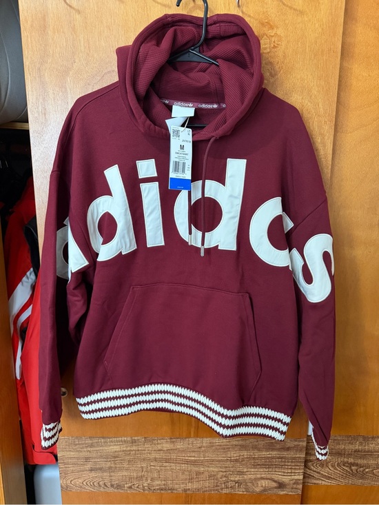 adidas Other - Adidas Men’s Maroon Logo Hoodie